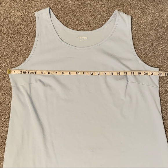 Lands’ End Tank Top Baby Blue Size 2X - Picture 4 of 5